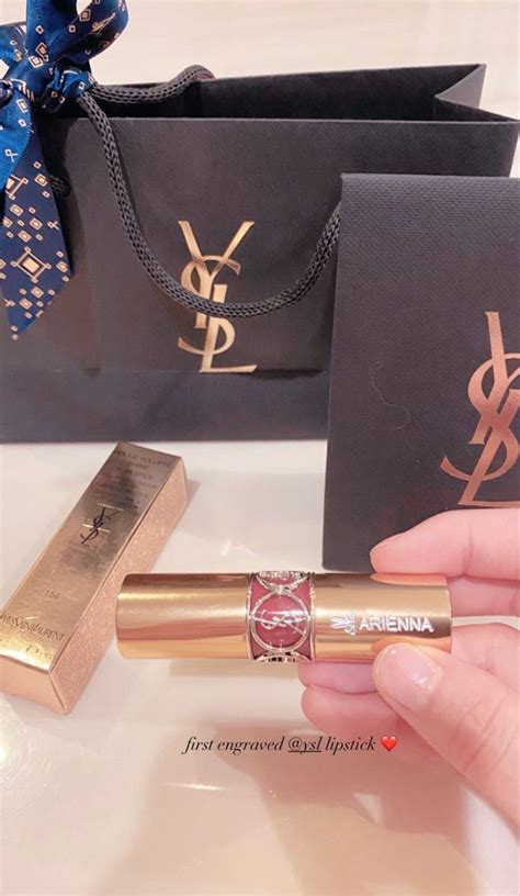 ysl engraved lipstick uk|lipstick with name engraved.